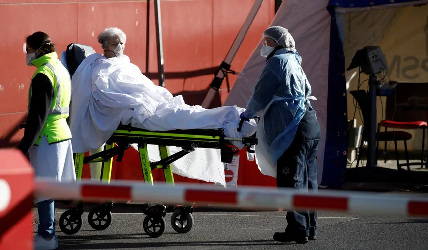 Franţa a înregistrat un nou număr record de morţi de coronavirus. 499 de pacienţi, într-o singură zi