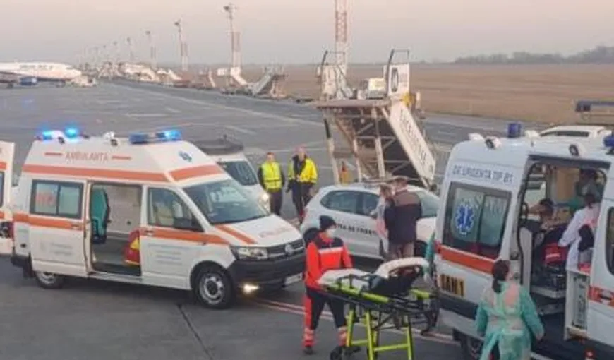 Aterizare de urgenţă pe aeroportul Otopeni. Un pasager a făcut infarct