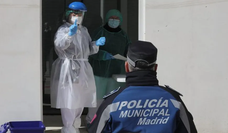 COVID-19. Număr record de morţi în Spania, în ultimele 24 de ore. 769 de persoane au fost răpuse de virus