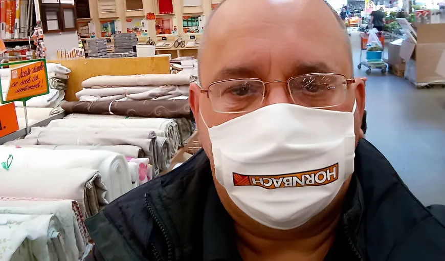 Retailerul Hornbach nu-şi mai lasă clienţii în magazin fără mască! Cine vine fără mască poate cumpăra una cu 5,3 lei