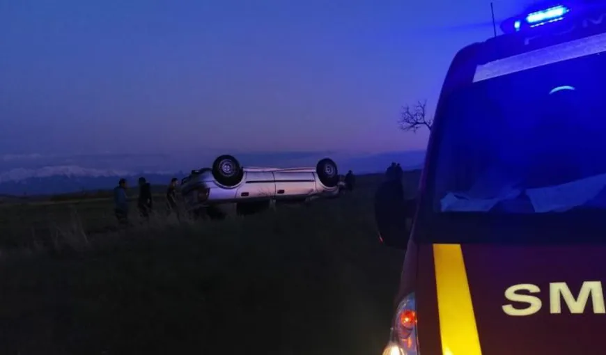 Accident mortal în Sibiu. Şoferul autoturismului a decedat pe loc