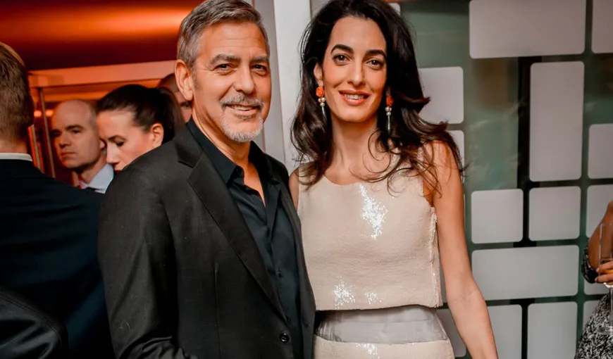 George şi Amal Clooney au donat un milion de dolari pentru lupta împotriva noului coronavirus