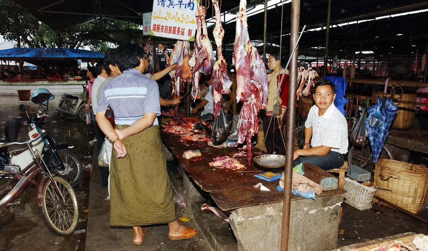 Pieţele din Wuhan s-au redeschis. Chinezii continuă vânzarea animalelor vii, însă au renunţat la păsări şi mamifere terestre