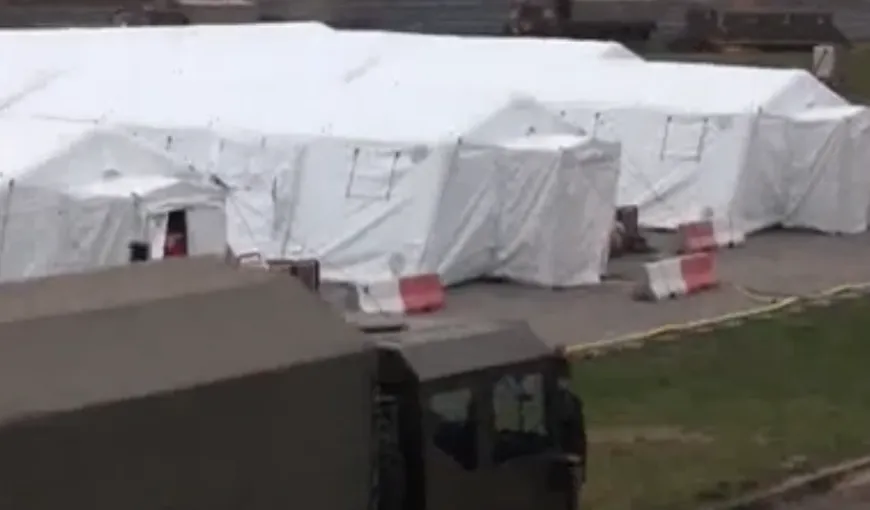 CORONAVIRUS. Spitalul militar mobil din Constanţa este aproape gata