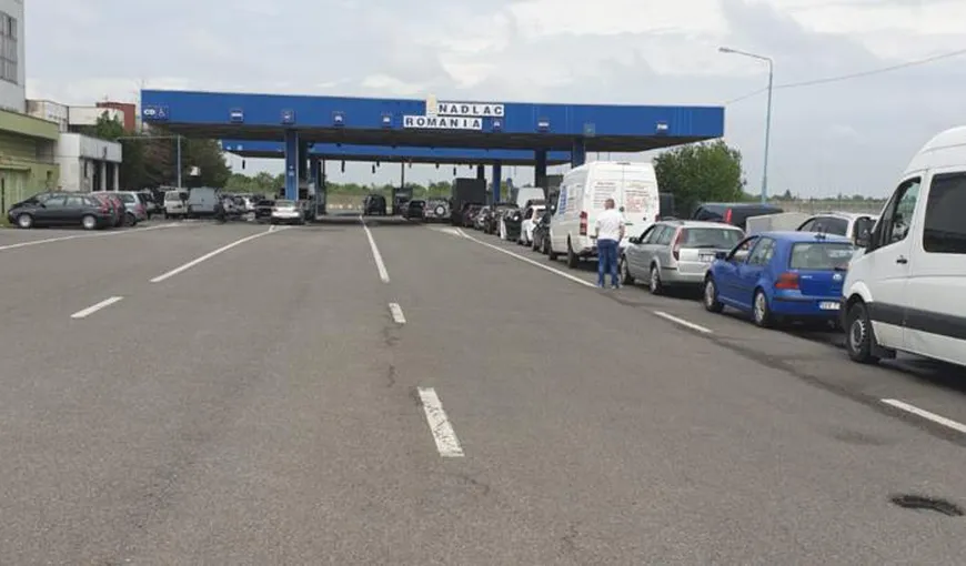 Zece puncte de trecere frontieră au fost deschise la graniţa româno-ungară. Pe unde se poate intra în ţară