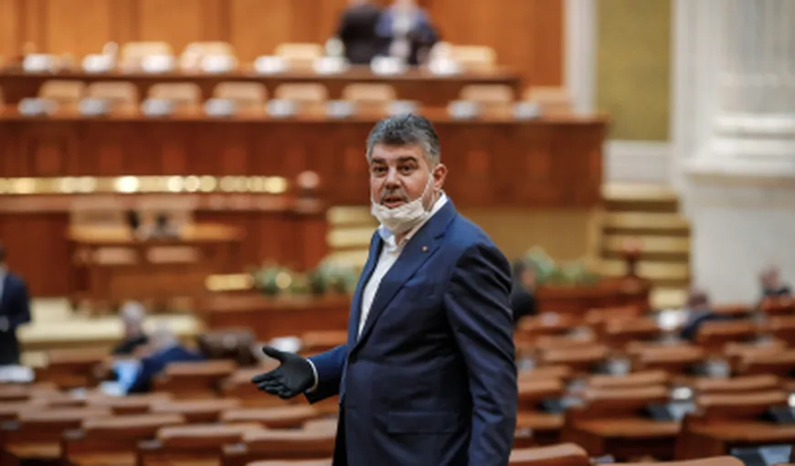 Boala de care suferă Marcel Ciolacu. De ce preşedintele PSD nu a purtat mască în Parlament