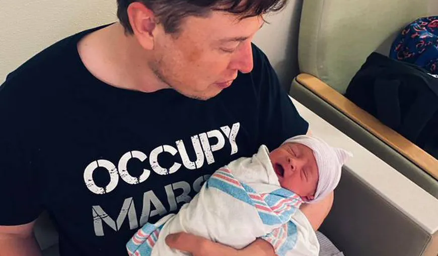 Băieţelul nou-născut al magnatului Elon Musk va primi un nume de botez imposibil de pronunţat