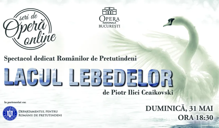 Spectacolul de balet „Lacul lebedelor”, dedicat  Românilor de Pretutindeni