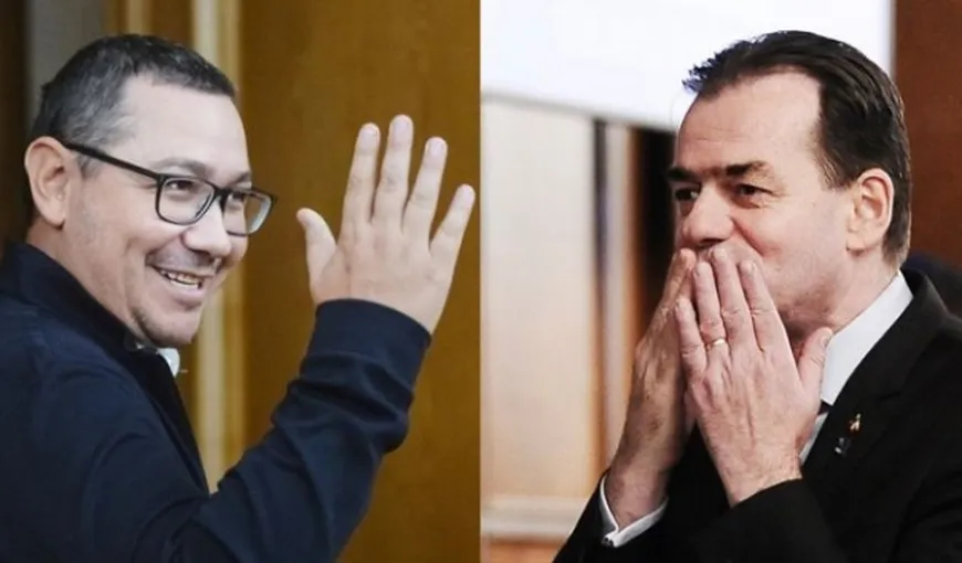 Victor Ponta şi Ludovic Orban, schimb de replici în Parlament. „Credeam că vă plac terasele şi restaurantele, domnule Orban”