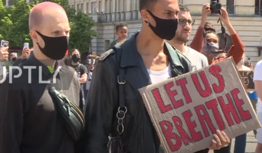 Manifestaţii la Londra, Berlin şi Copenhaga în semn de solidaritate cu protestele violente din SUA VIDEO