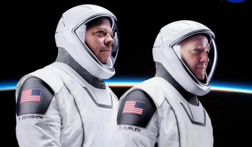 NASA trimite astăzi oameni în spaţiu cu o navă SpaceX. Cum arată capsula şi noile costume proiectate de Elon Musk