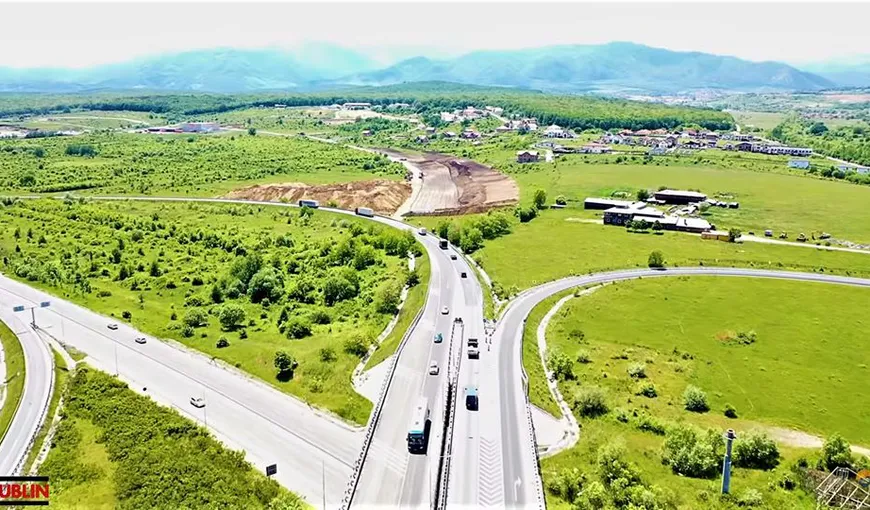 Cum arată primul lot în lucru din autostrada A1 Sibiu – Piteşti. „Deşi este scurt, nu este lipsit de poduri şi viaducte spectaculoase”