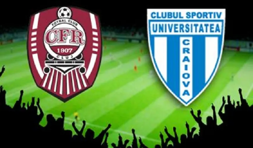 CFR Cluj – Craiova 2-3 LIVE VIDEO ONLINE STREAMING DIGI SPORT LOOK PLUS TELEKOM SPORT. Finala Ligii 1!