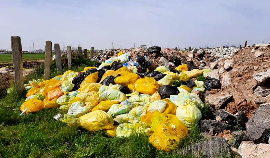 Ministrul Mediului, reacţie în cazul deşeurilor medicale găsite pe câmp, la Dobroeşti. „Toleranţă zero”