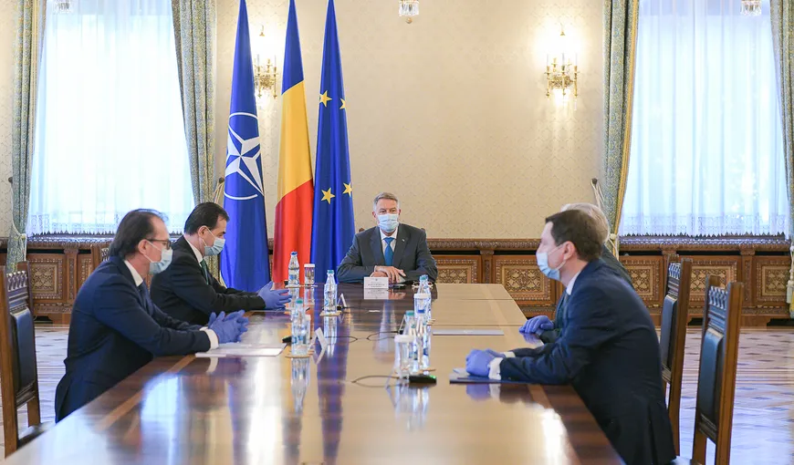 Klaus Iohannis, şedinţă cu premierul şi mai mulţi miniştri pe teme economice, la Cotroceni