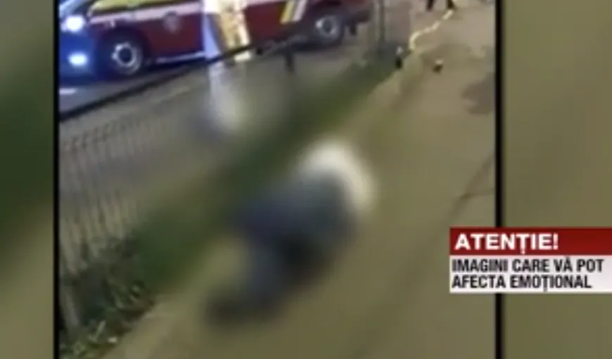 Imagini revoltătoare în faţa Spitalului Floreasca. Un bărbat a zăcut ore în şir pe trotuar UPDATE