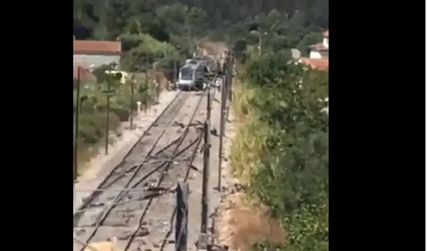 Accident feroviar grav în Portugalia. Cel puţin doi morţi şi 37 de răniţi VIDEO