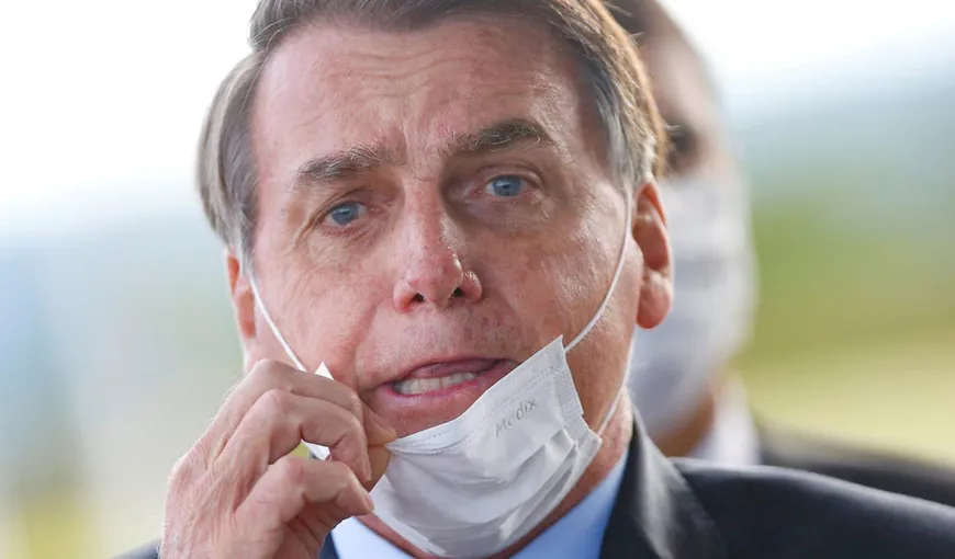 Bolsonaro dat în judecată de jurnaliştii brazilieni pentru că şi dat jos masca la conferinţa de presă în care a anunţat că are COVID