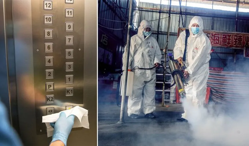 Zeci de persoane contaminate cu noul coronavirus după ce au mers cu liftul