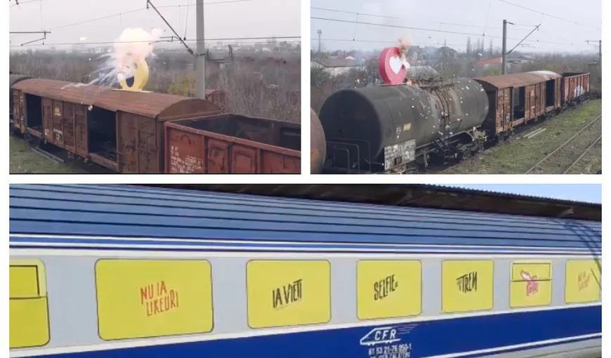 Campanie de conştientizare a accidentelor produse prin electrocutare în gări: „Selfie-ul pe tren nu ia like-uri, ia vieţi” VIDEO