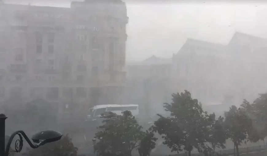 Temperaturi în prag de caniculă, dar şi ploi trecătoare în Bucureşti în următoarele zile