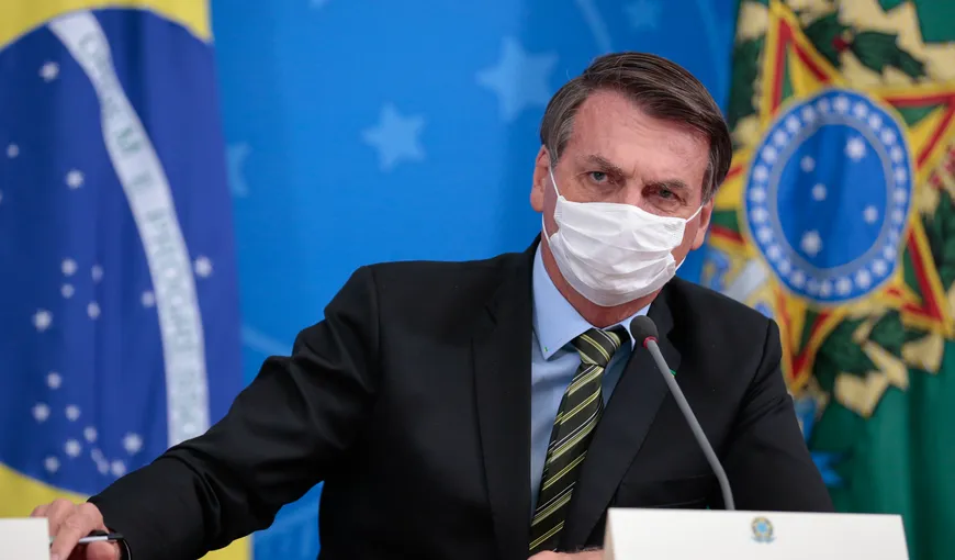 Preşedintele Jair Bolsonaro a fost testat pozitiv cu Covid 19