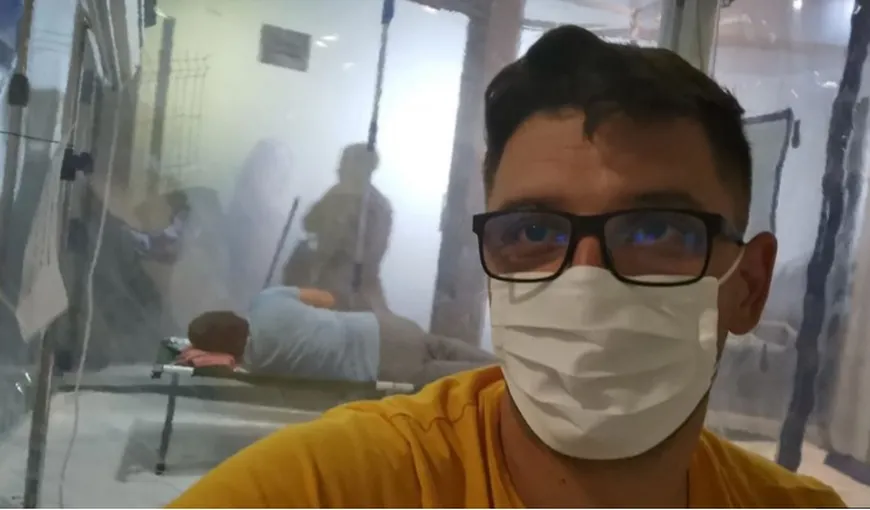 Un tânăr din Bucureşti, infectat cu coronavirus, mărturii cutremurătoare „Aud în spital că „suntem depăşiţi” şi mă sperie foarte tare”