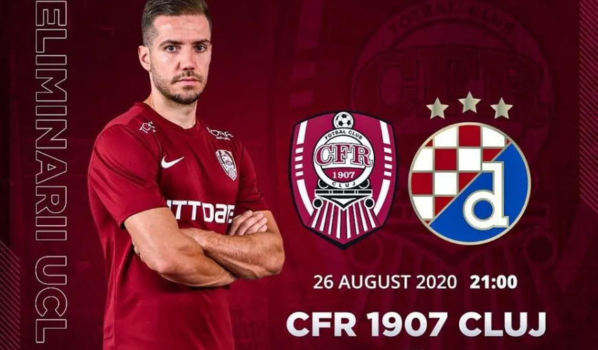CFR Cluj – Dinamo Zagreb 2-2, 5-6 la penalty-uri. Calificarea în turul următor al Ligii Campionilor, decisă la lovituri de departajare