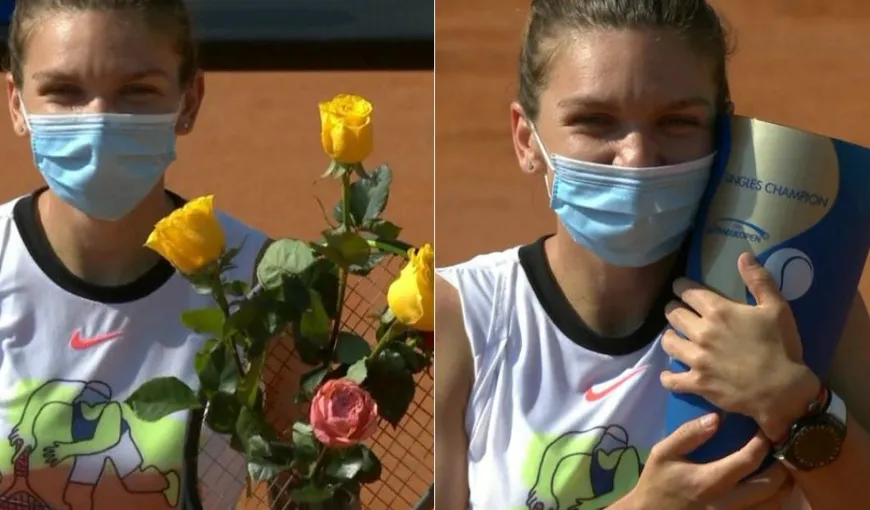 Simona Halep, reacţie emoţionantă după ce a câştigat trofeul WTA Praga. „Nu mai ştiam cum e!”