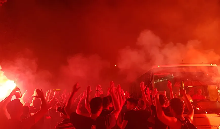 Steaua a promovat în Liga 3 şi sute de suporteri au sărbătorit în Ghencea VIDEO