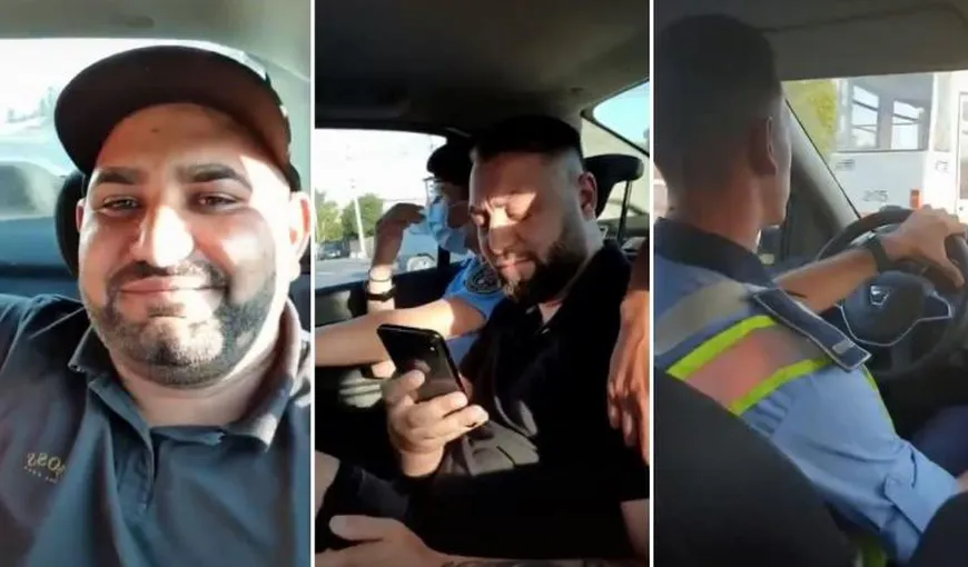 Umilinţă maximă! Tik-tok din maşina poliţiei: „Pe stânga acolo, boss-ule, mă laşi” VIDEO