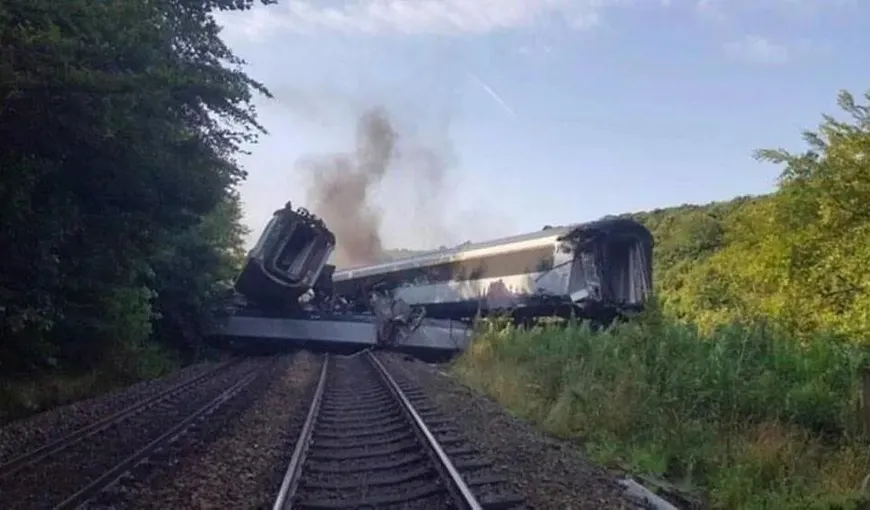 Accident grav de tren în Scoţia. Bilanţul este încă necunoscut, dar grav, anunţă premierul VIDEO