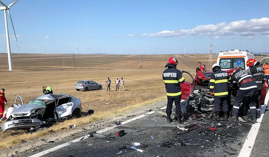 Tragedie în judeţul Constanţa. Două persoane au murit pe loc în urma unui accident