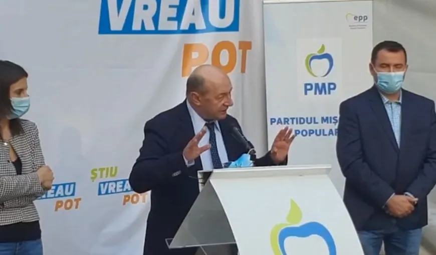 Băsescu nu renunţă la candidatură: „Niciodată nu mă voi opri dintr-o cursă electorală”
