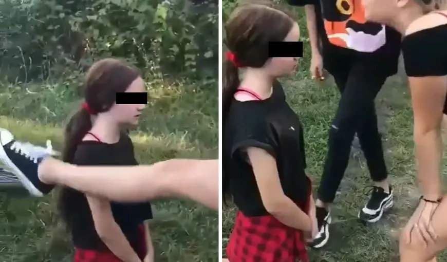 Încă o victimă a bătăuşelor din Târgu Jiu! O adolescentă a fost bătută minute în şir VIDEO