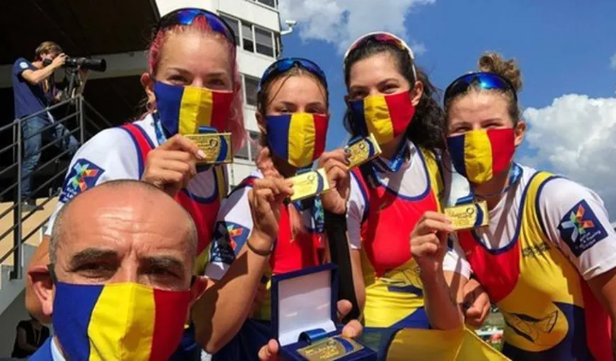 Zece medalii pentru România la Campionatele Europene de Canotaj U23, cinci de AUR