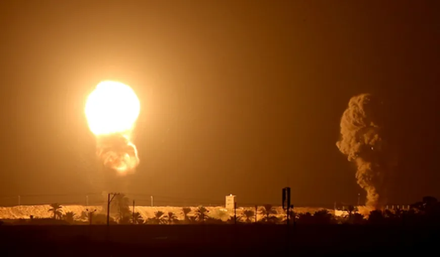 Bombardamente în Fâşia Gaza, ca represalii în urma unor tiruri de rachetă către Israel