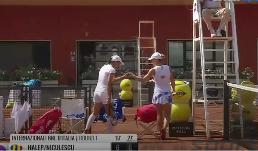 Simona Halep, Monica Niculescu şi Raluca Olaru, calificate în turul 2 la dublu al turneului de la Roma