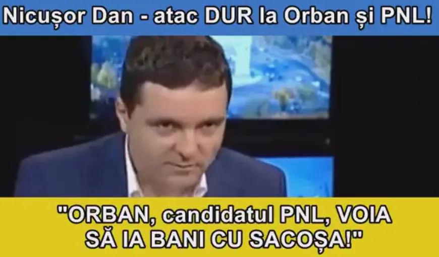 A apărut o nouă înregistrare cu Nicuşor Dan: „Orban voia să ia bani cu sacoşa. Pare că PNL-ul şi-a pierdut raţiunea”