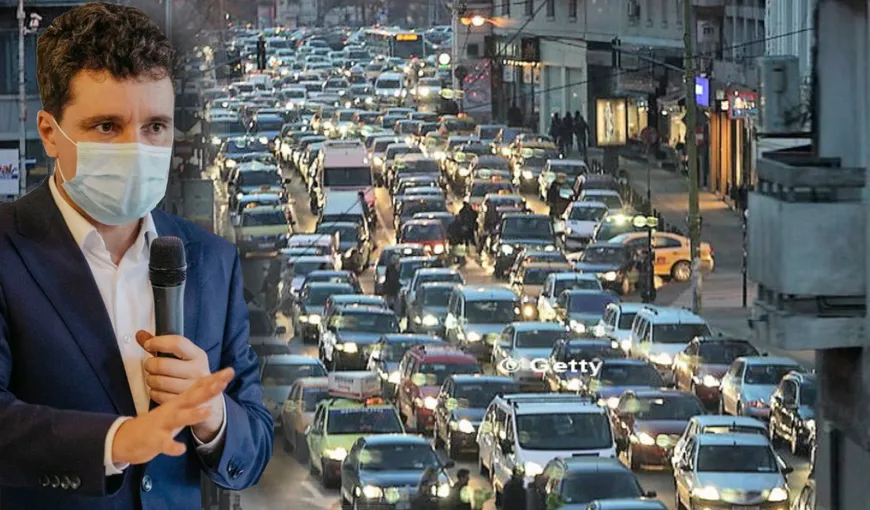 Nicuşor Dan anunţă cum va reduce traficul în Bucureşti: Scoatem maşinile parcate pe prima bandă