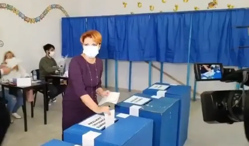 ALEGERI LOCALE 2020. Olguţa Vasilescu a votat cu oameni „care au ştiut să facă o campanie electorală decentă”