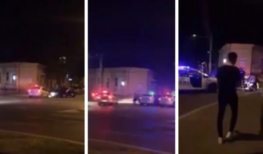 Adolescenţii din Craiova, urmăriţi de trei maşini de poliţie, au transmis totul LIVE pe Facebook (VIDEO)