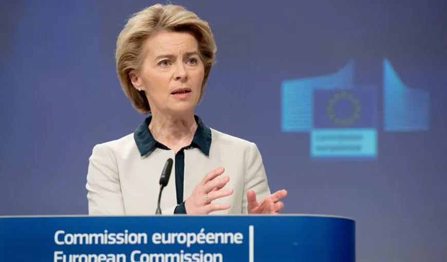 Preşedinta Comisiei Europeane, Ursula von der Leyen, prezintă miercuri raportul privind starea Uniunii