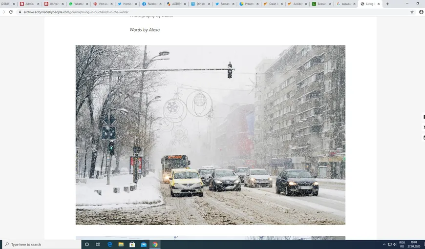 Cât de grea va fi iarna în România. Meteorologii ne spun la câtă zăpadă să ne aşteptăm