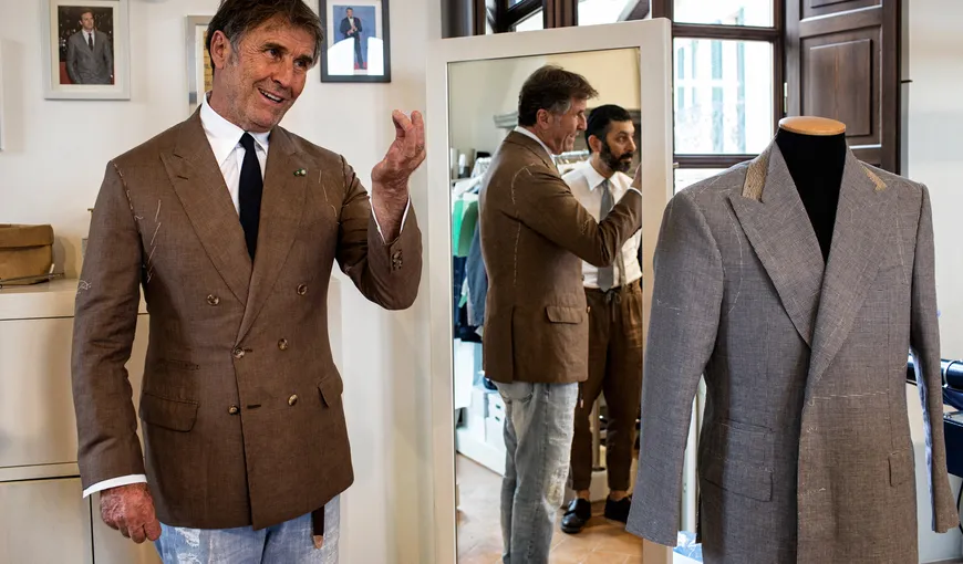Designerul italian de lux Brunello Cucinelli, lovit puternic de pandemie: „Nu am mai purtat un costum de luni de zile”
