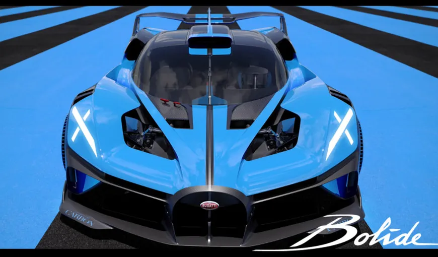 Bugatti prezintă bolidul care poate atinge o viteză maximă de 480 km pe oră. Cât va costa maşina concepută pentru circuit