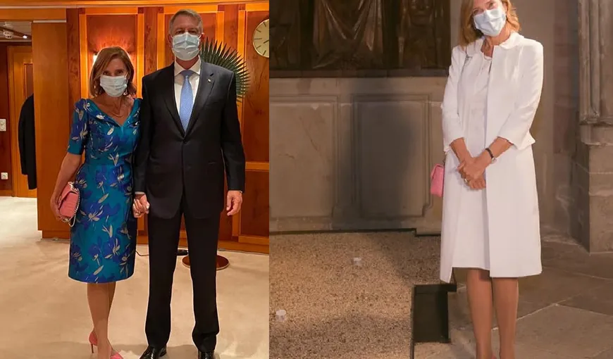 Cât costă cele două ţinute purtate de Carmen Iohannis la decernarea premiului din Germania