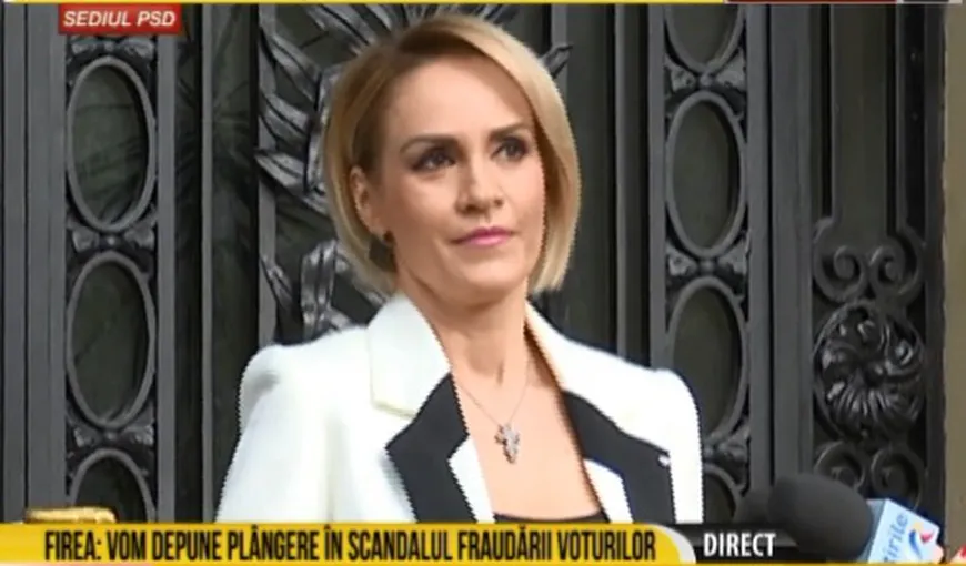 Gabriela Firea nu se teme de „sancţiuni” în PSD după alegeri: Dacă cineva îmi doreşte capul, îl pun pe tipsie imediat