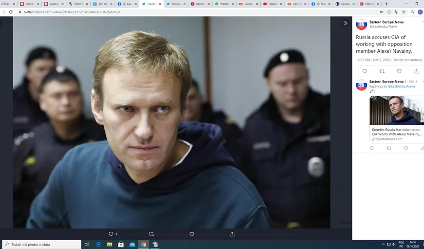Aleksei Navalnîi, prima apariţie video după ieşirea din comă. Opozantul rus a vorbit despre starea sa de sănătate VIDEO