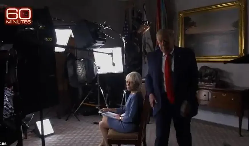 Momentul în care Donald Trump pleacă din mijlocul unui interviu, supărat pe moderator. Imaginile au fost făcute publice VIDEO